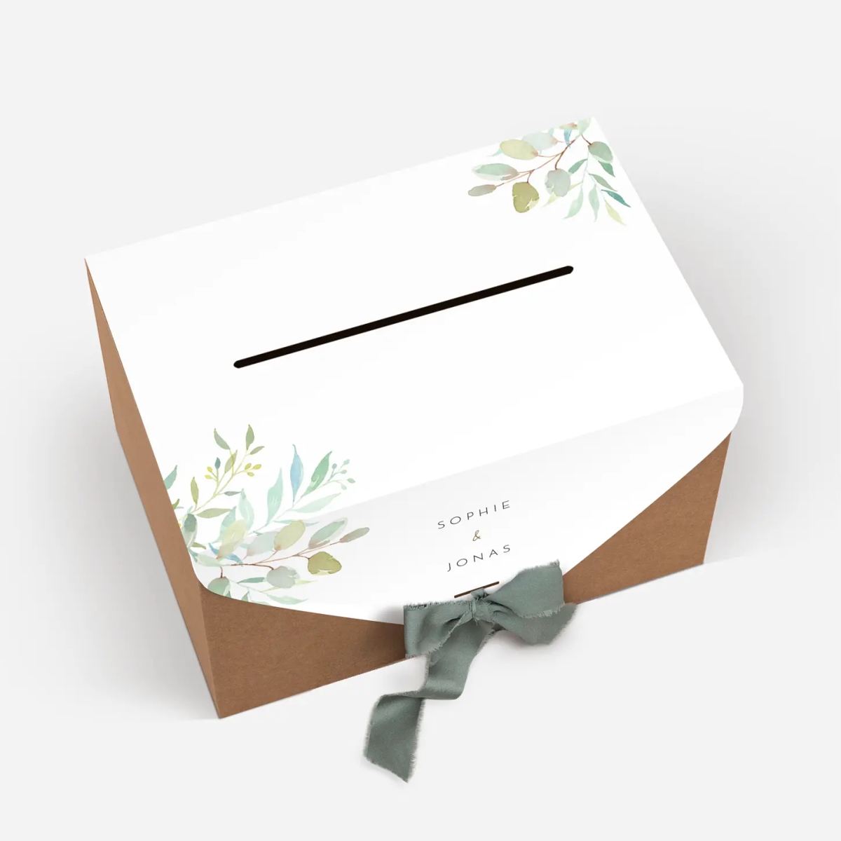 Kartenbox Hochzeit Tender Leaves