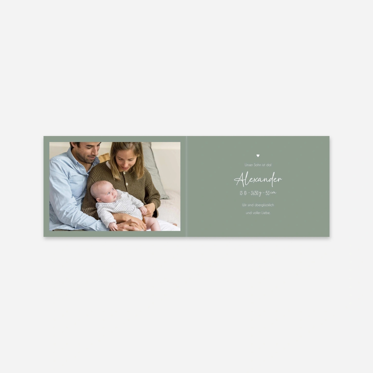 Geburtskarte True moments