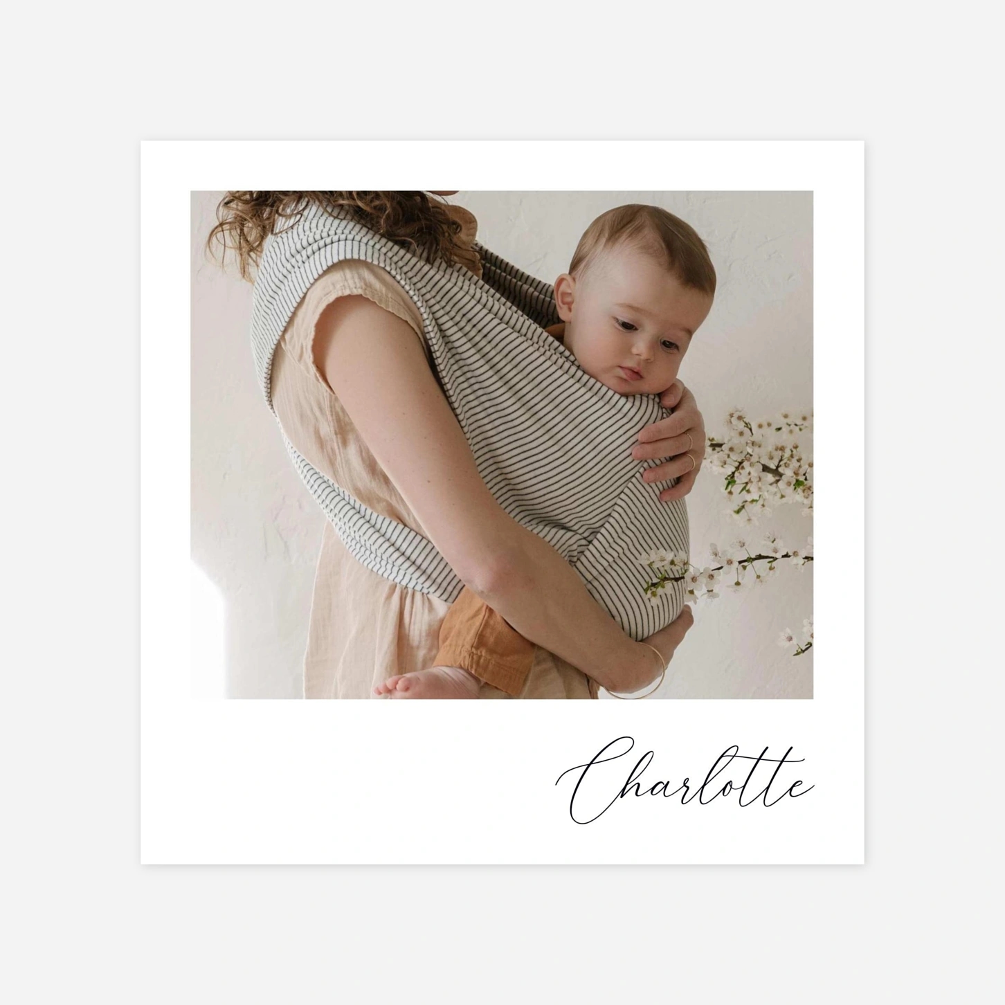 Geburtskarte Unser Babyglück