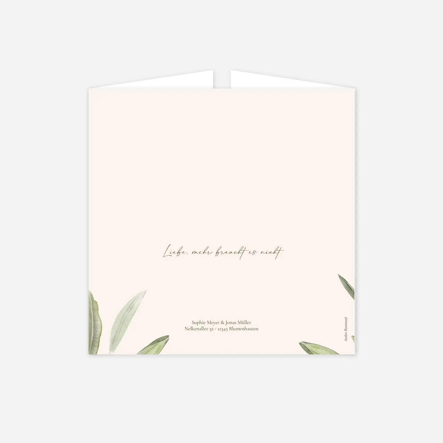 Hochzeitseinladung Unter den Olivenbäumen