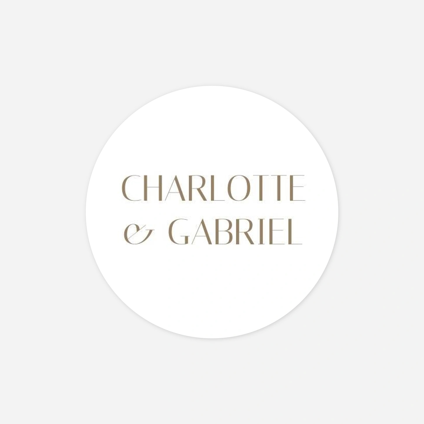 Geschenkaufkleber Hochzeit Vereint