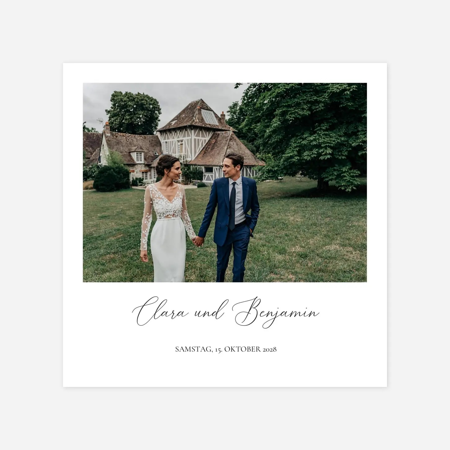 Dankeskarte Hochzeit Unter uns