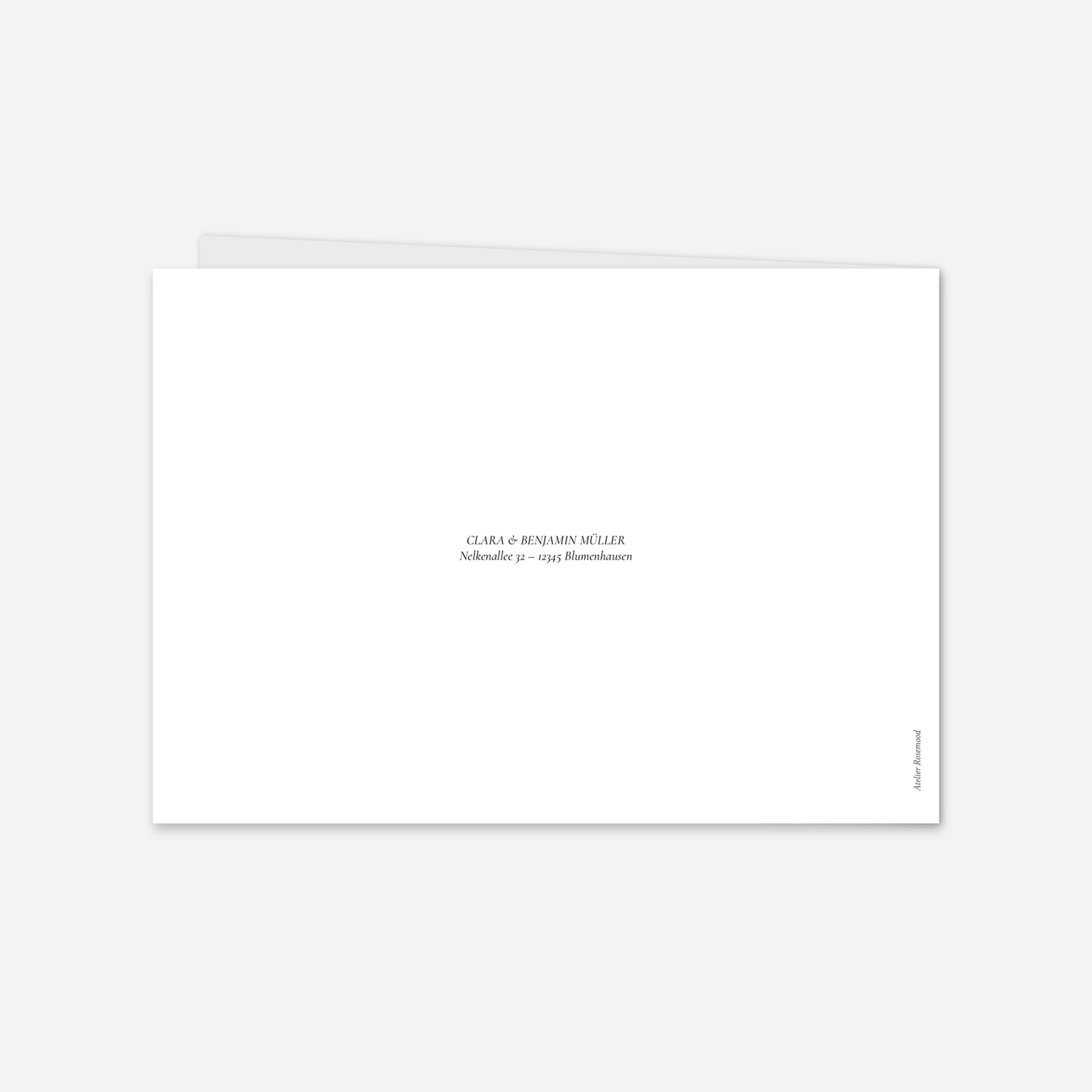 Dankeskarte Hochzeit Unter uns