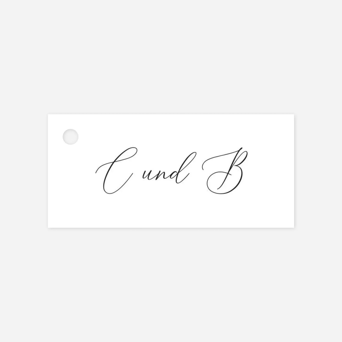 Anhänger zur Hochzeit Unter uns