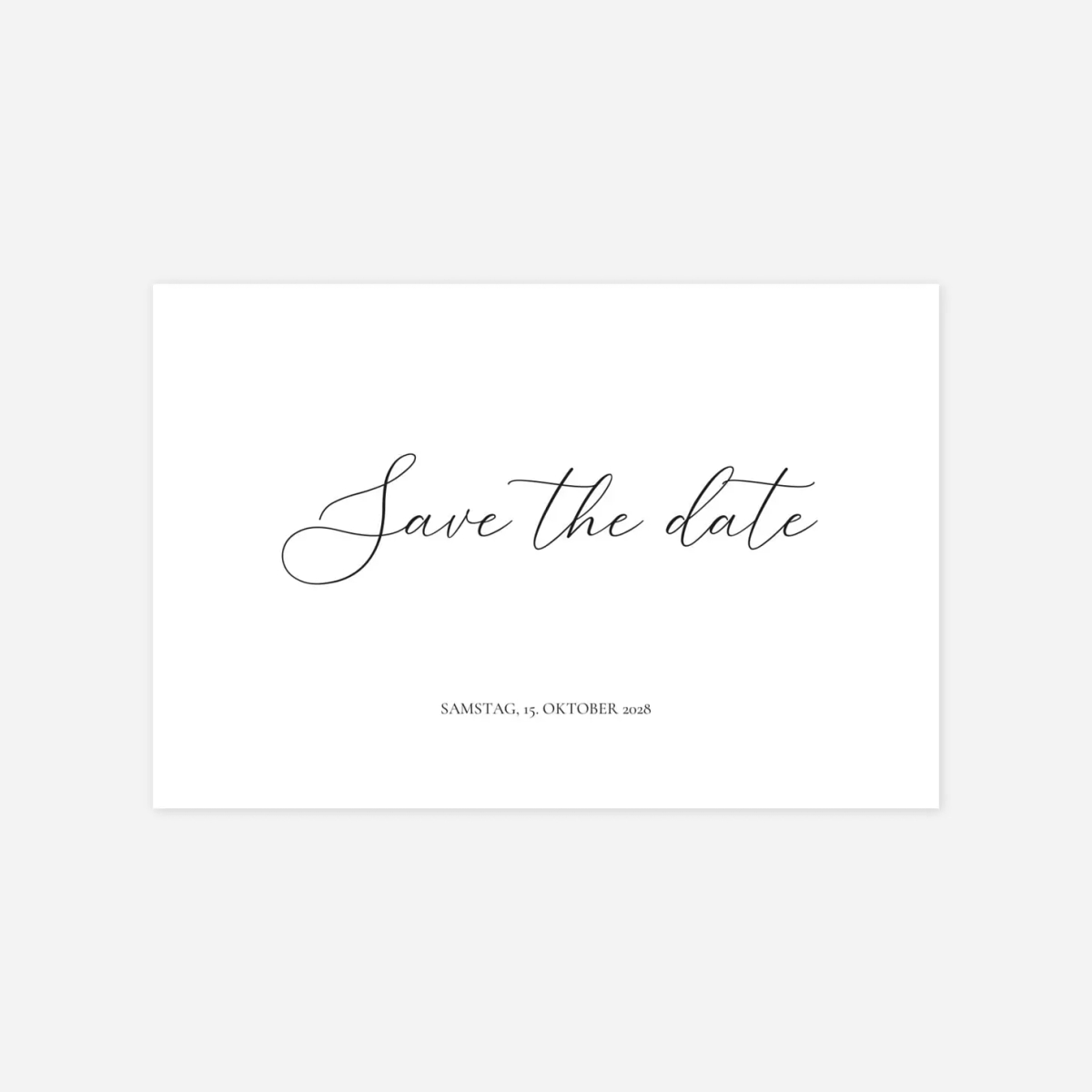 Save-the-Date Karte Unter uns
