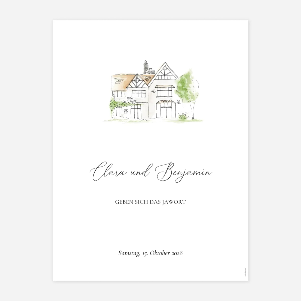 Willkommensschild Unter uns