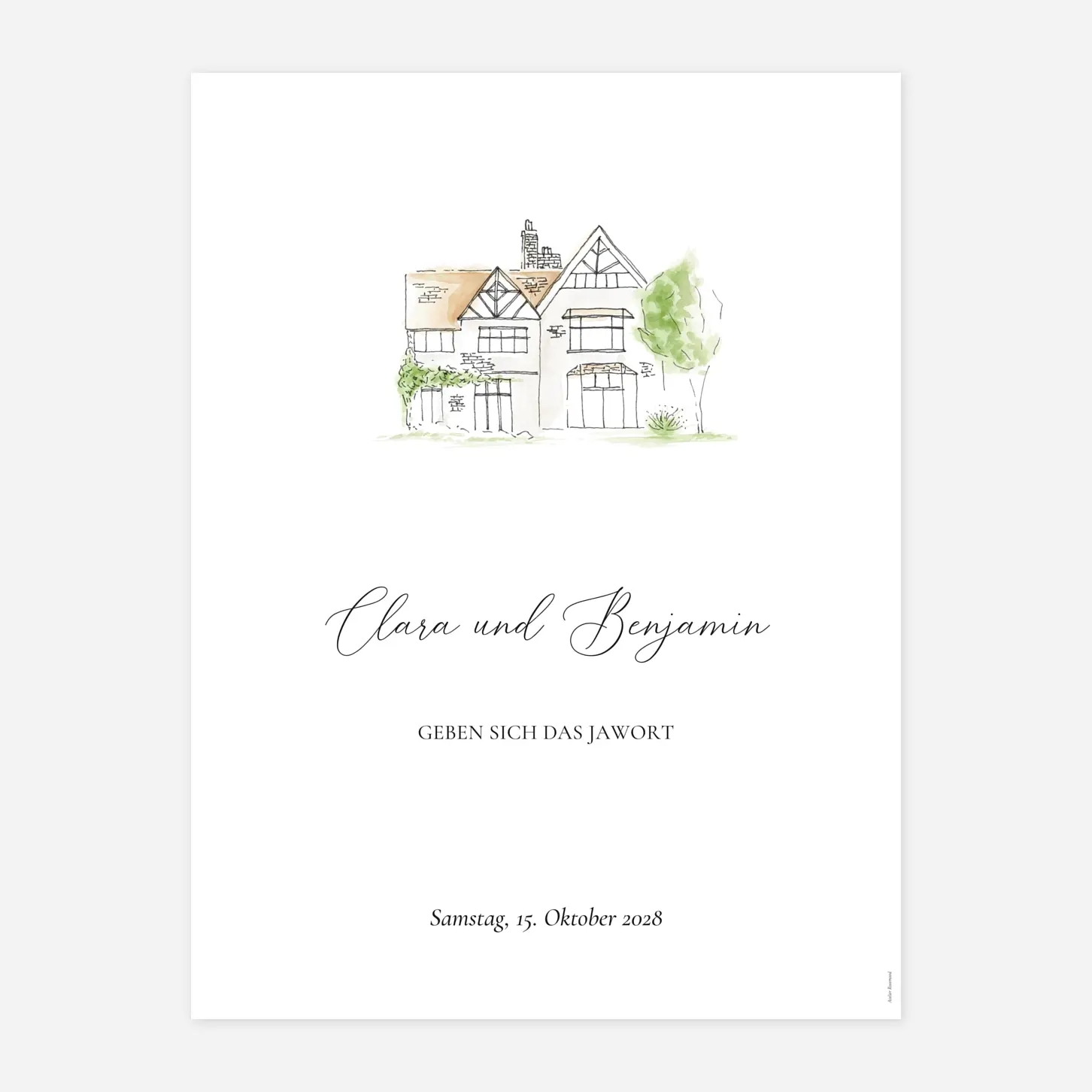 Willkommensschild Unter uns