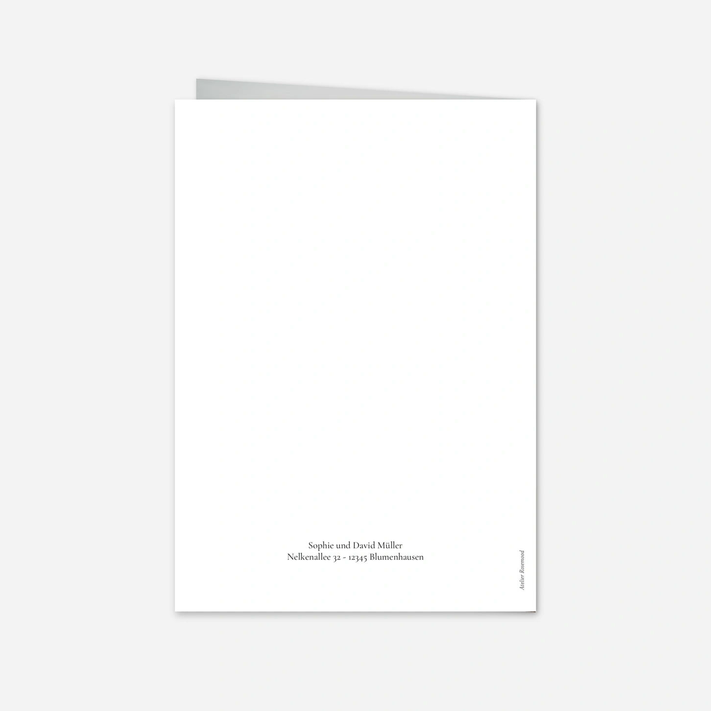 Dankeskarte Hochzeit Unsere Vornamen