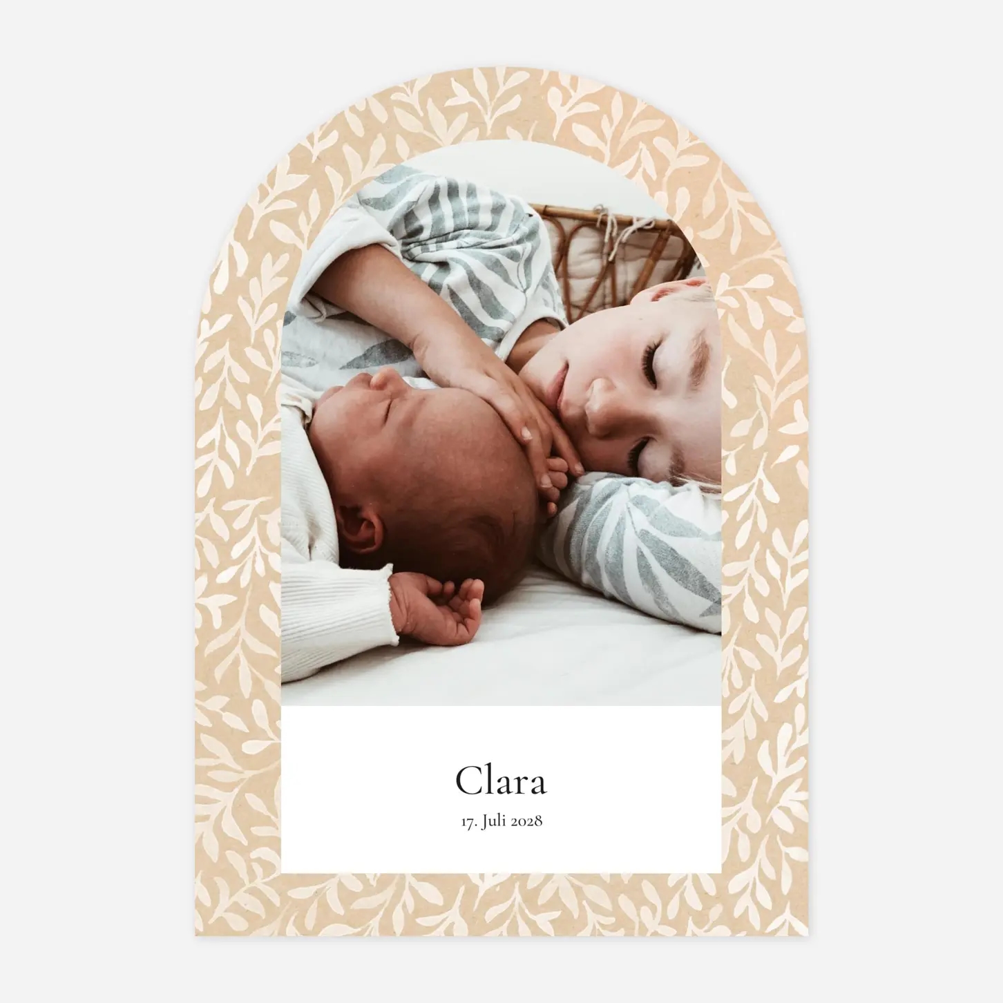 Geburtskarte Verbundenheit