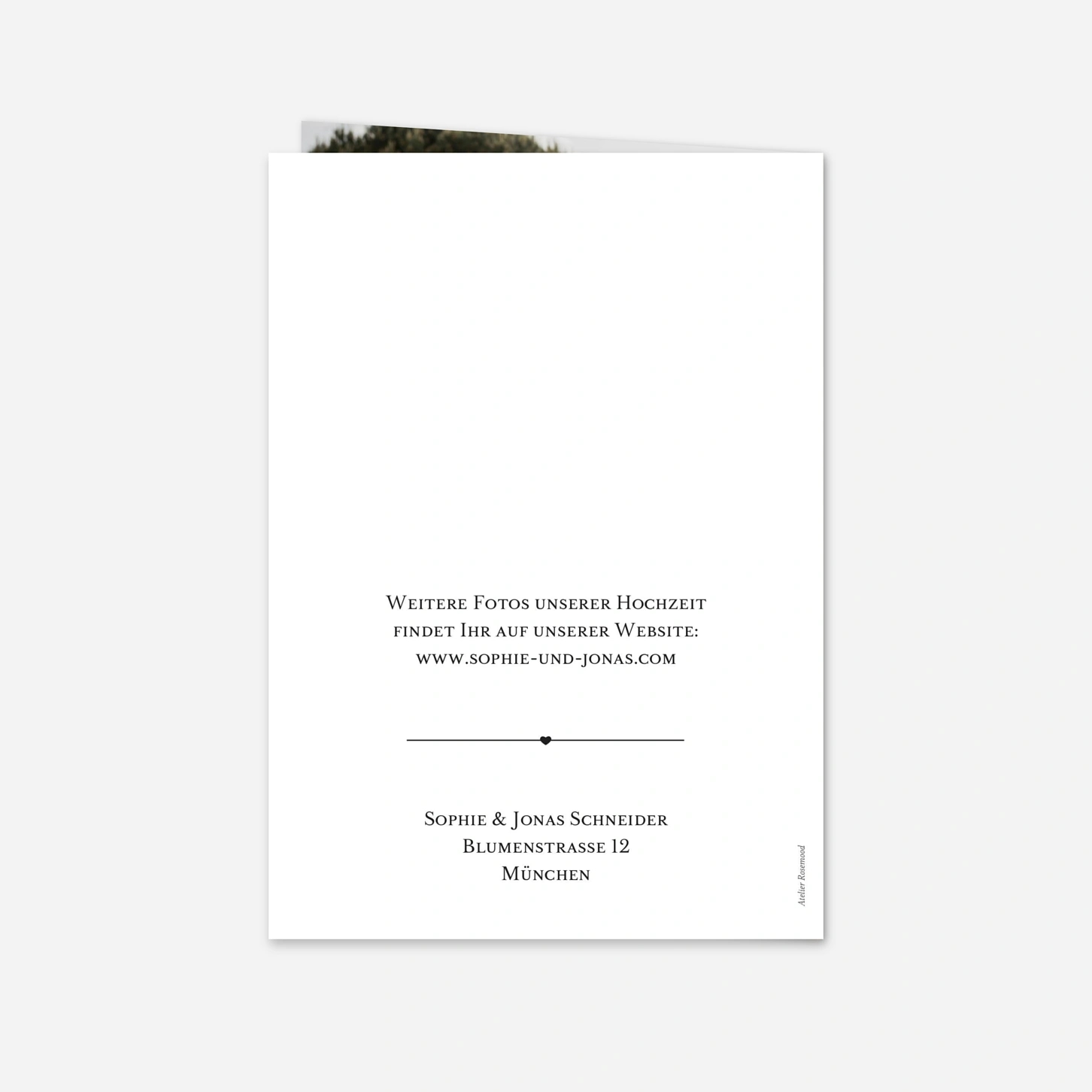 Dankeskarte Hochzeit Voll Freude