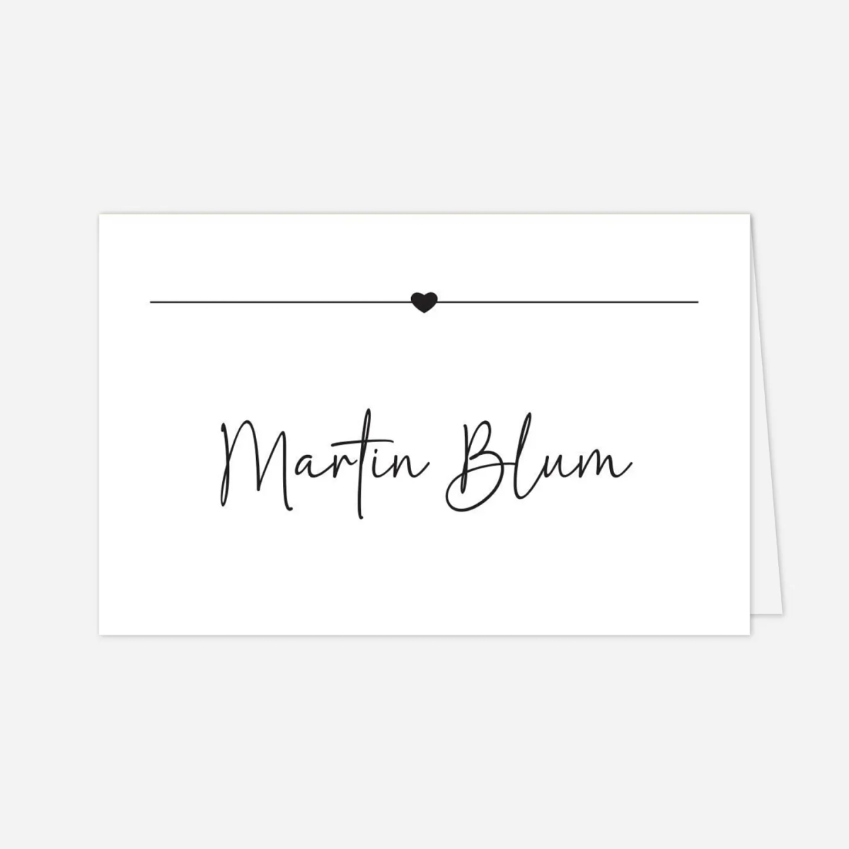 Platzkarte Hochzeit Voll Freude