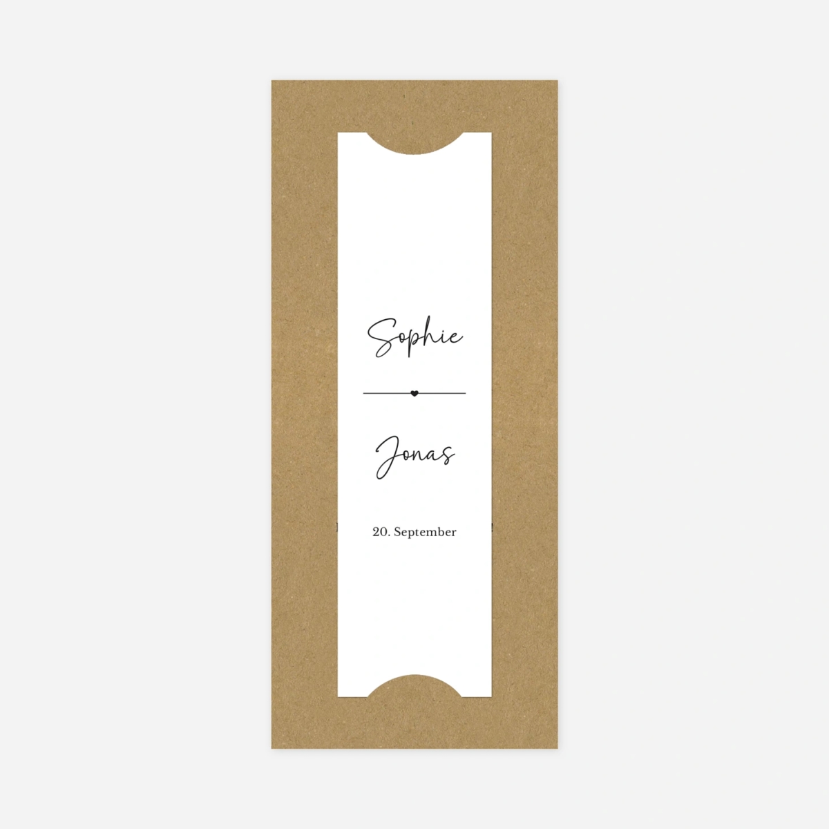 Save-the-Date Karte Voll Freude