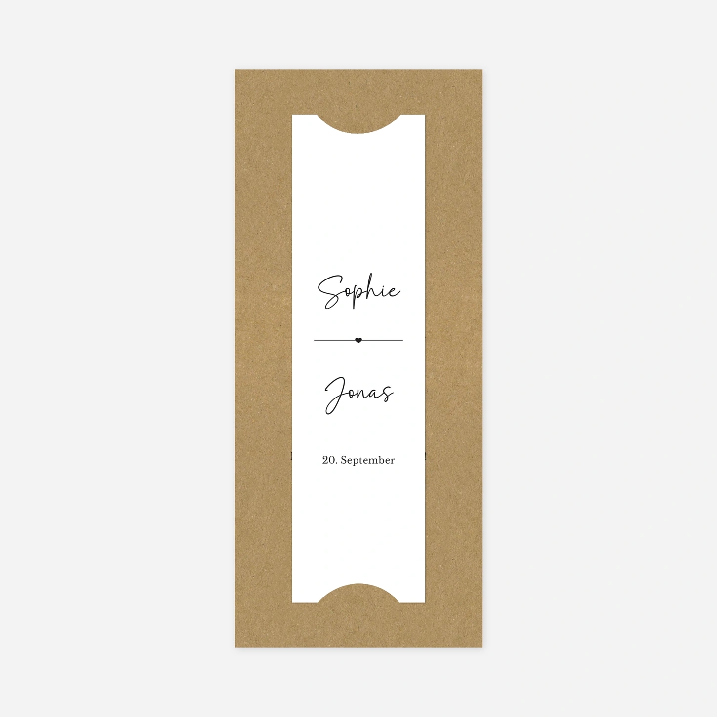 Save-the-Date Karte Voll Freude