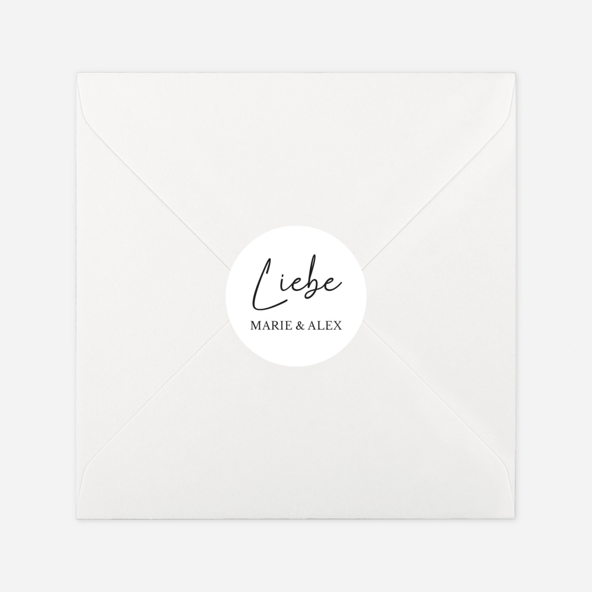 Geschenkaufkleber Hochzeit Voll Freude