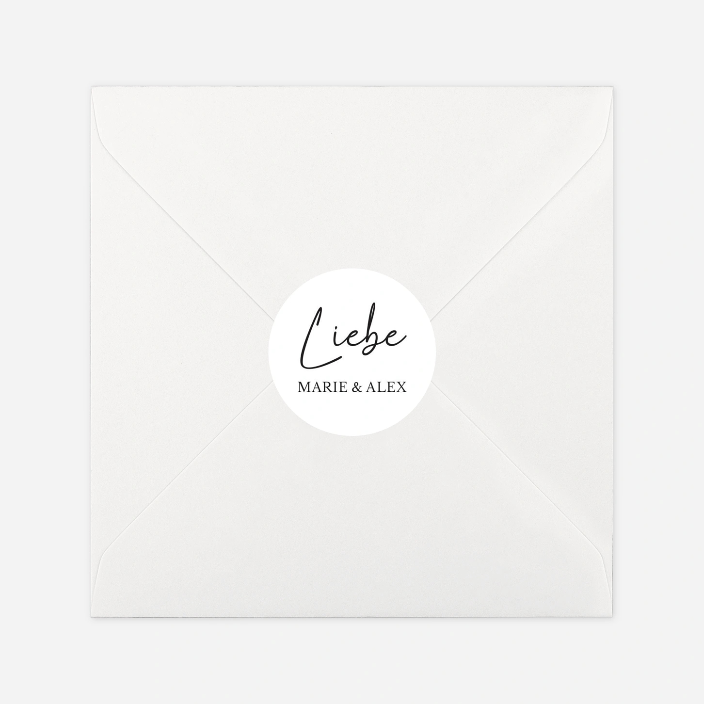 Geschenkaufkleber Hochzeit Voll Freude