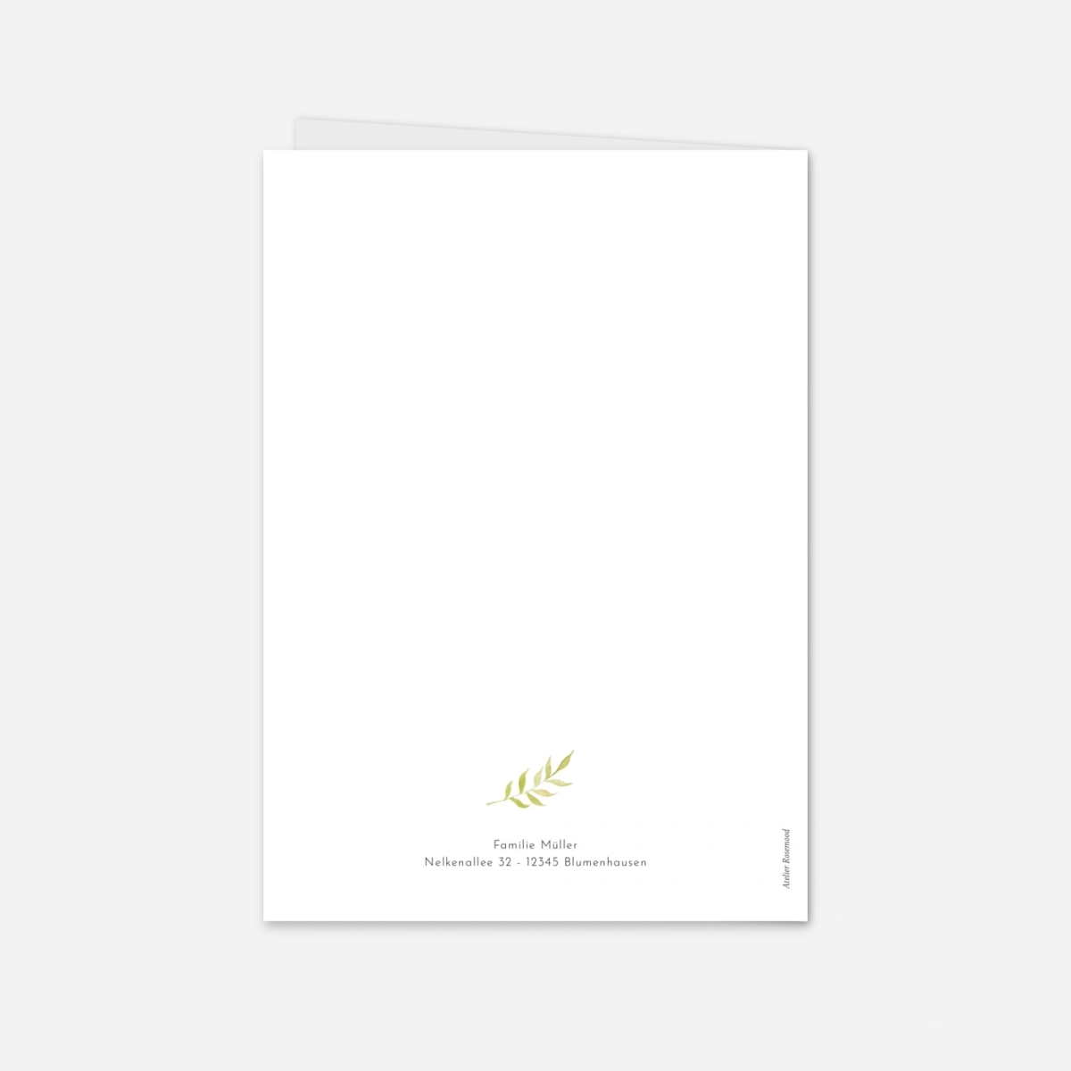 Geburtskarte Vier Jahreszeiten