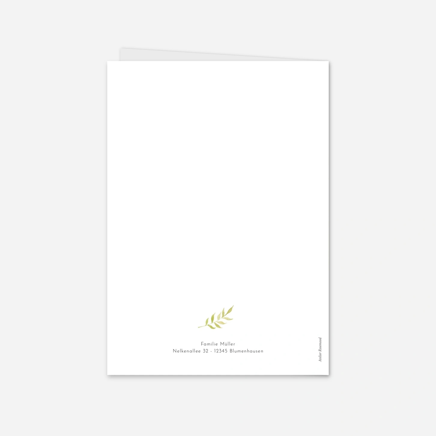 Geburtskarte Vier Jahreszeiten