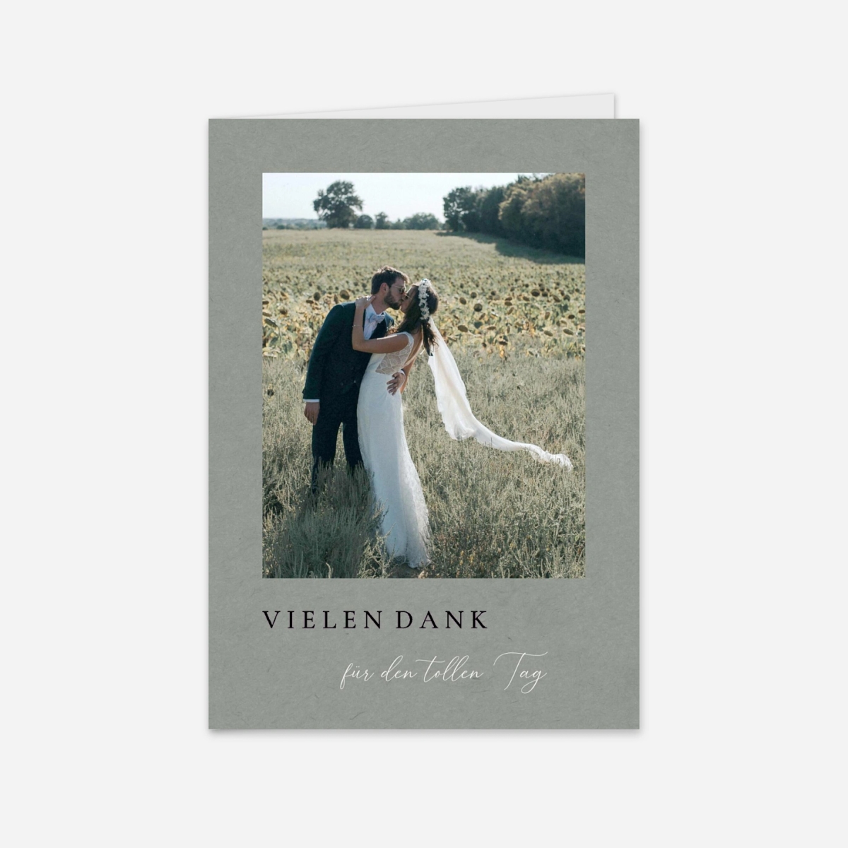 Dankeskarte Hochzeit Verbunden in Liebe