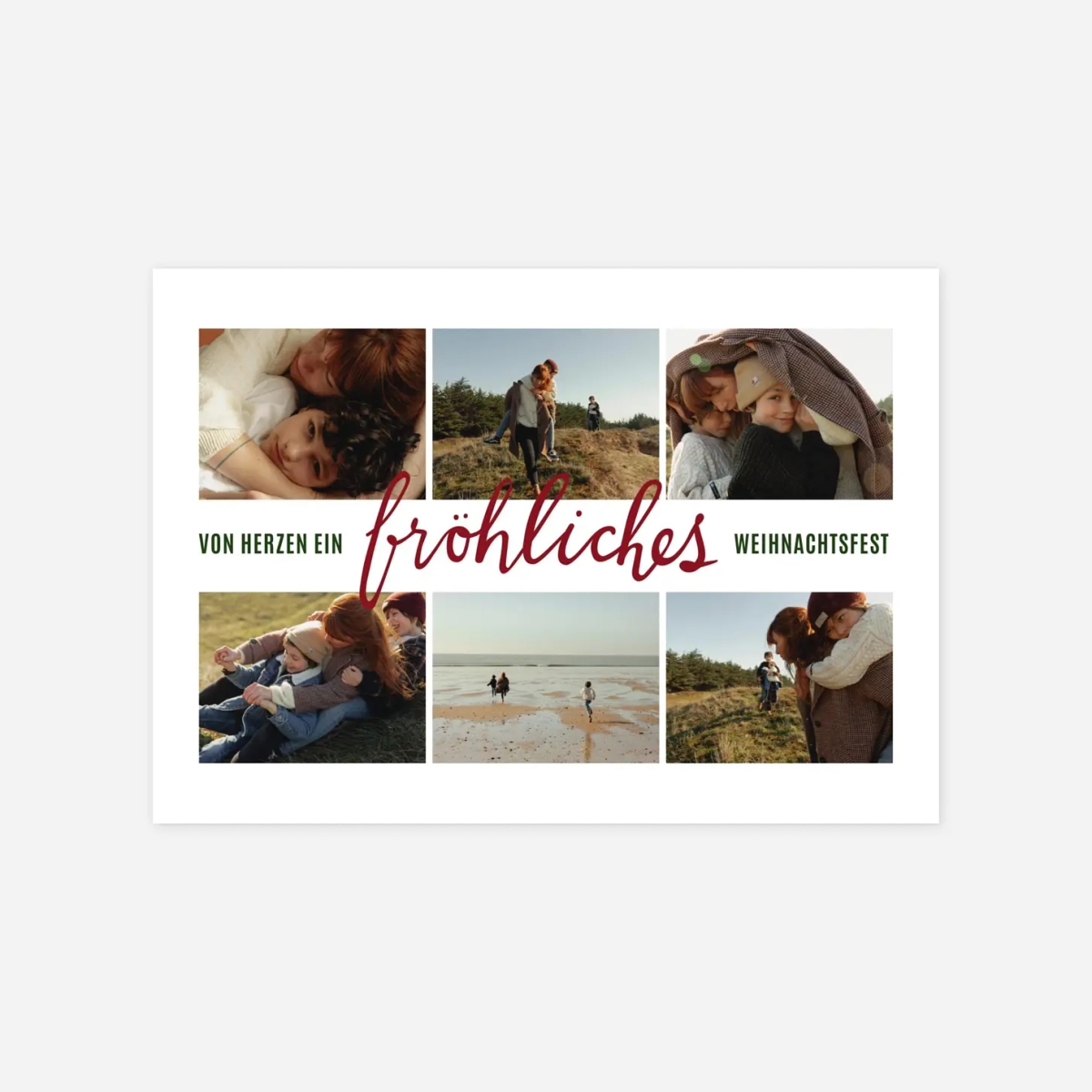 Weihnachtskarte Von Herzen