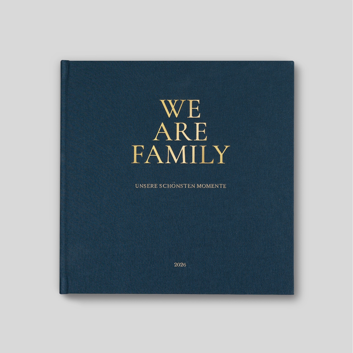 Fotobuch mit Stoffeinband We Are Family