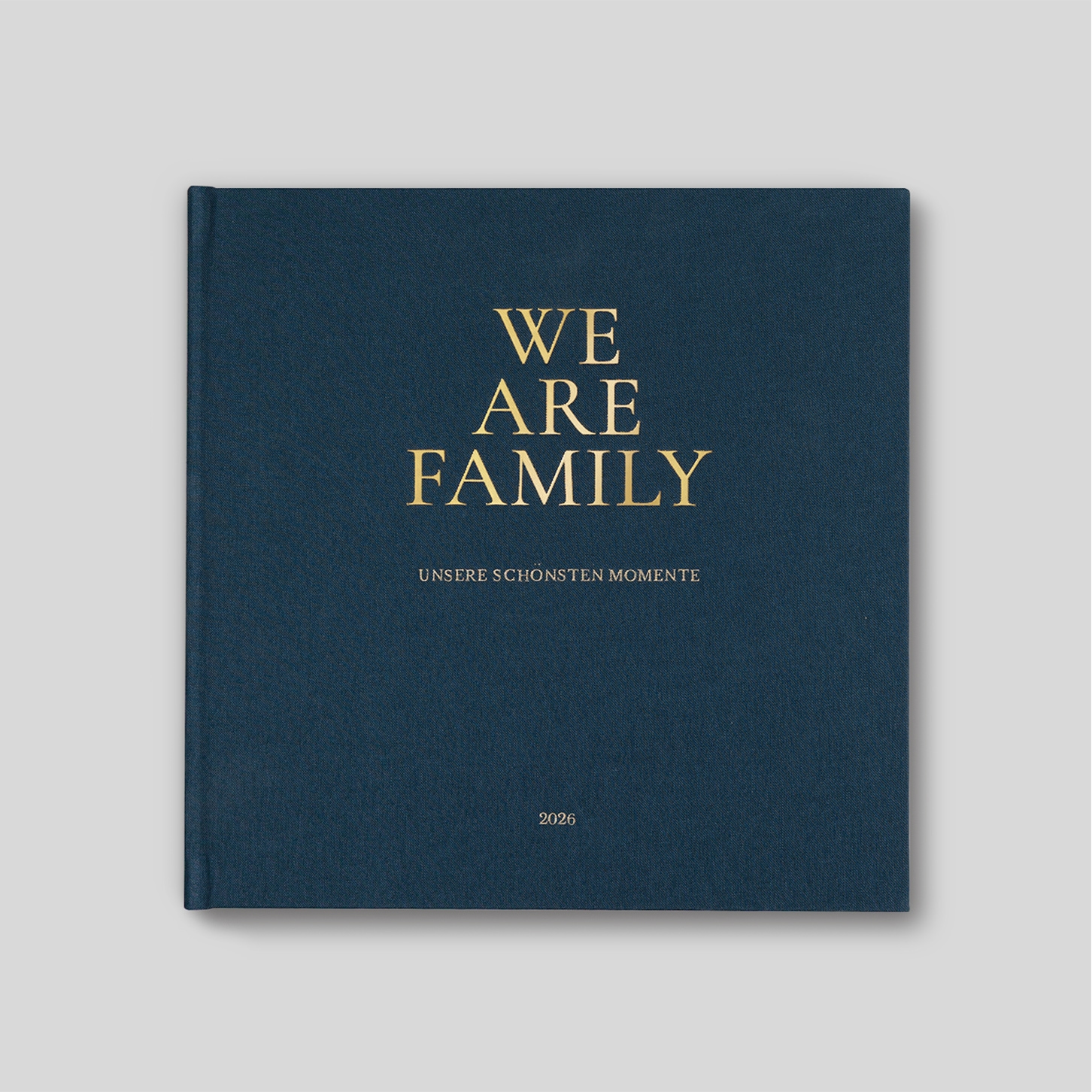 Fotobuch mit Stoffeinband We Are Family