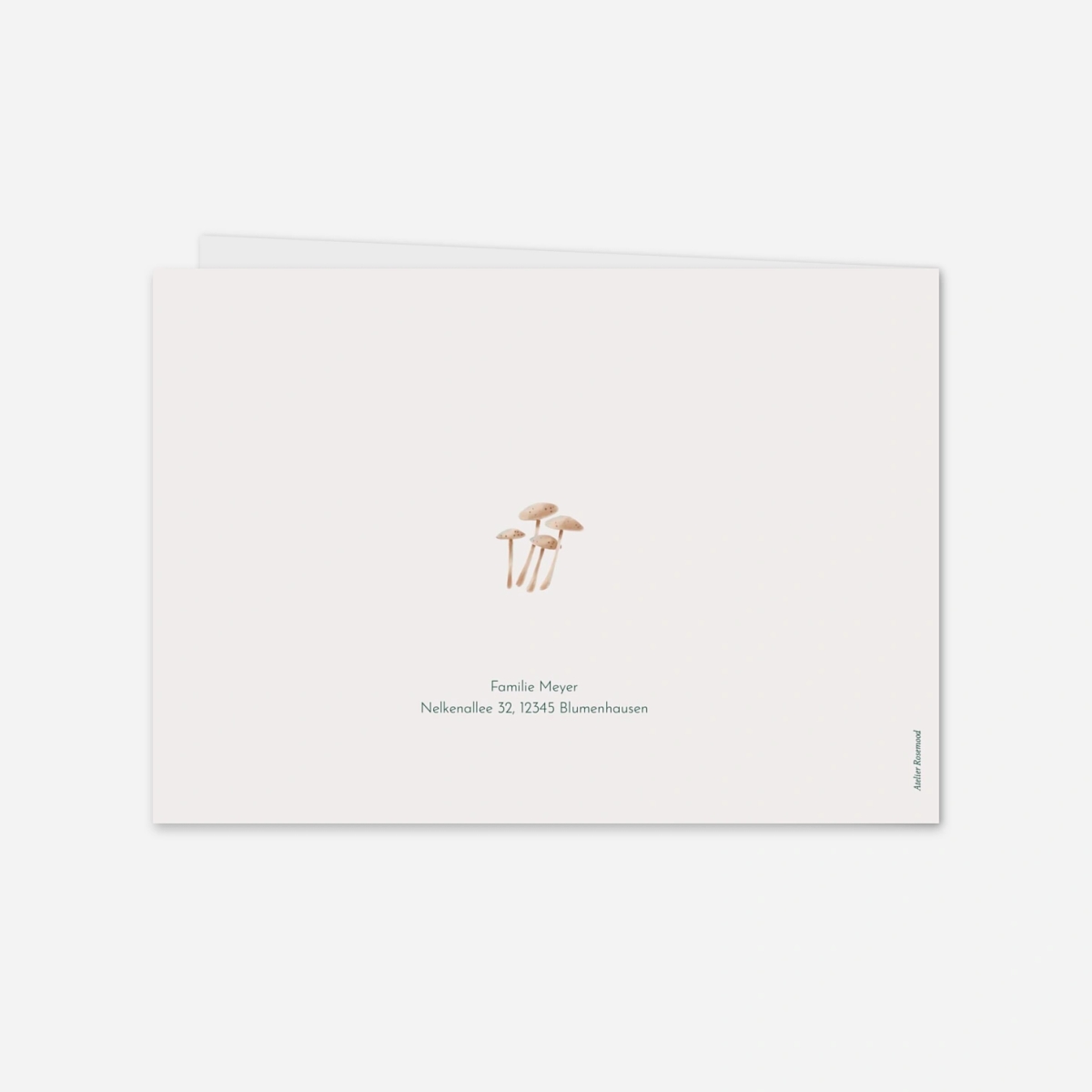 Geburtskarte Waldkind