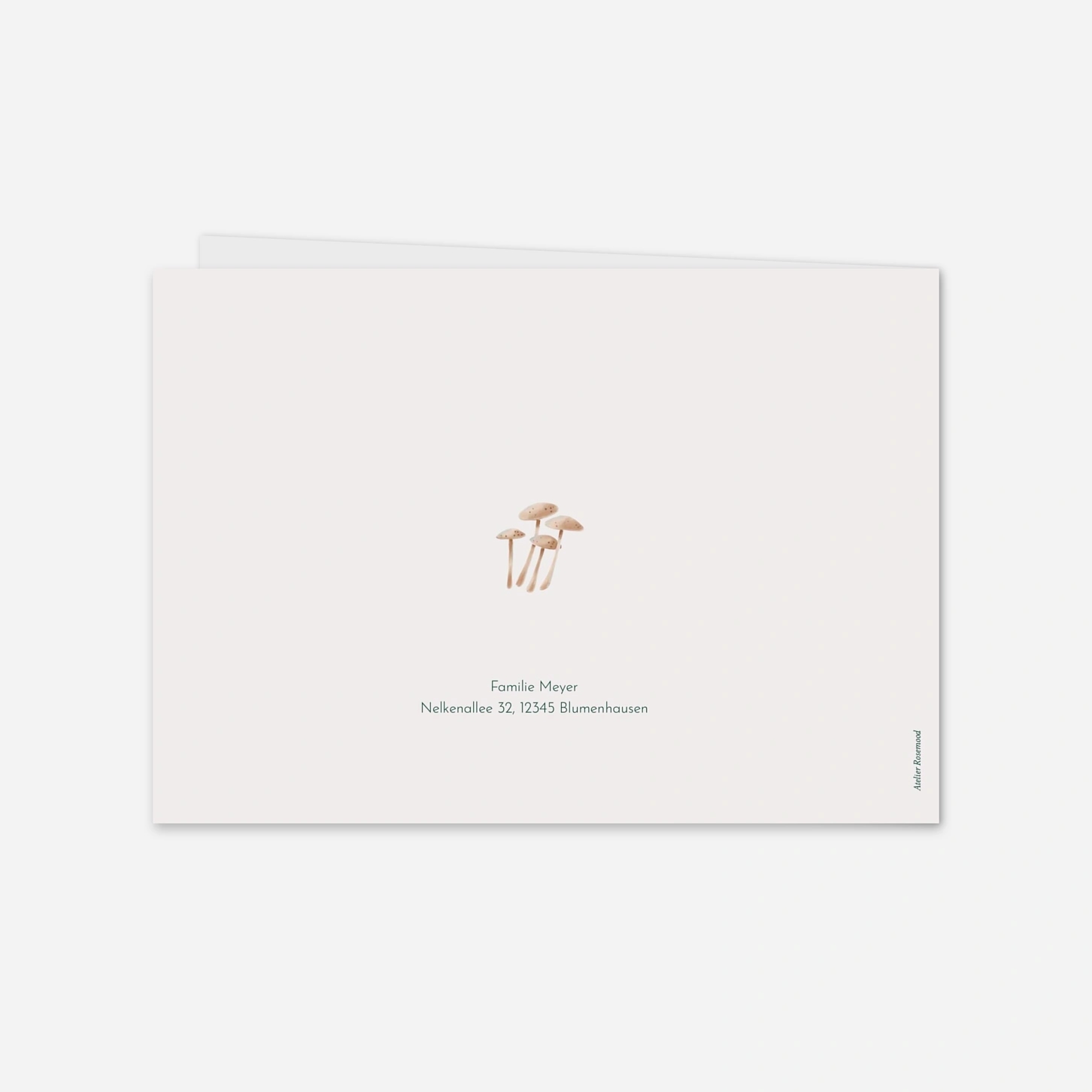 Geburtskarte Waldkind