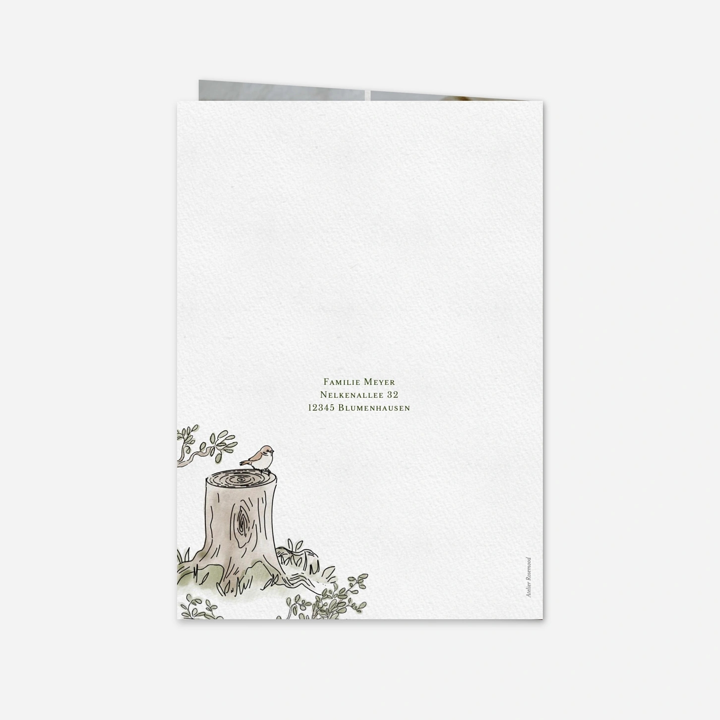 Geburtskarte Waldflüstern