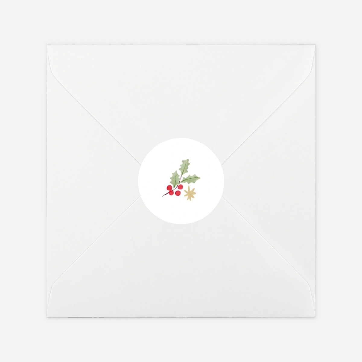 Geschenkaufkleber Weihnachten Waldtanz