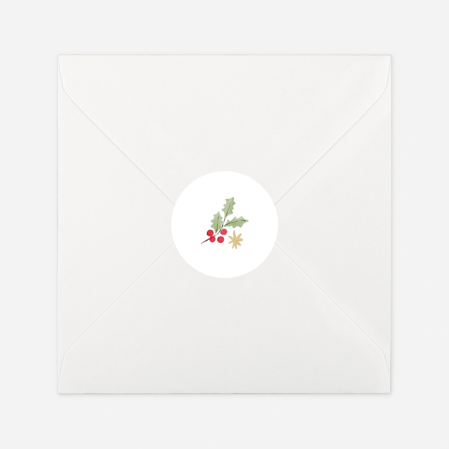 Geschenkaufkleber Weihnachten Waldtanz