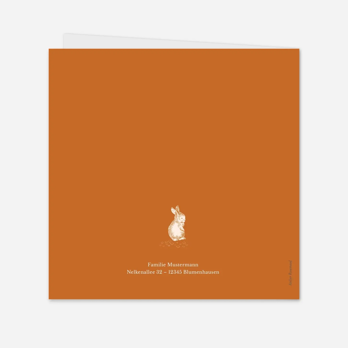 Geburtskarte Wald der Tiere