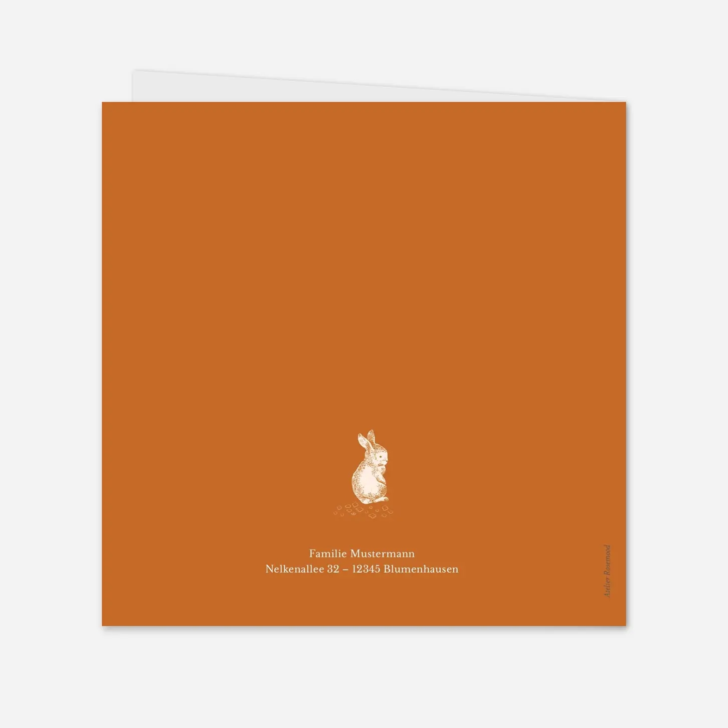 Geburtskarte Wald der Tiere