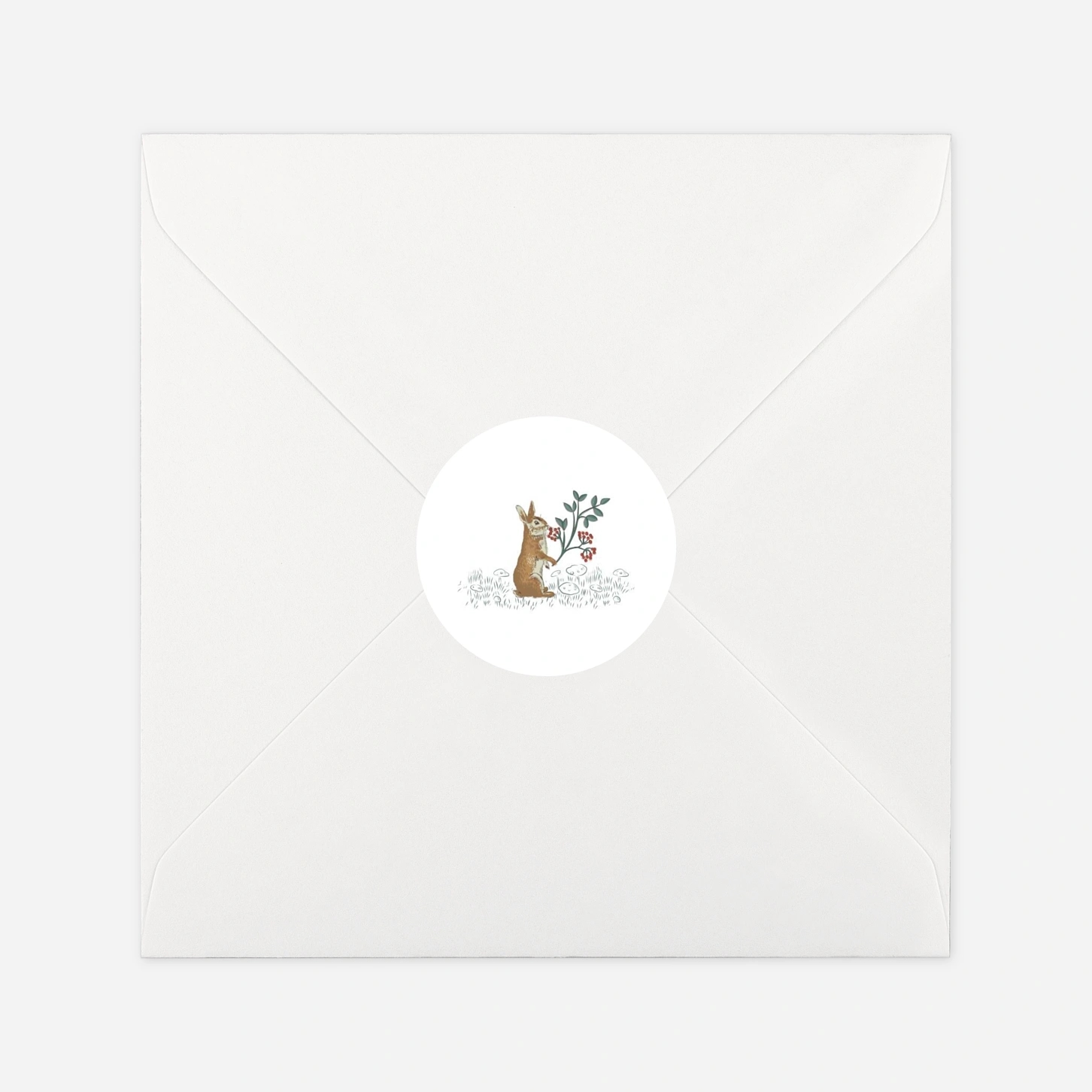 Aufkleber (Gastgeschenk) Weihnachtsgeschichte