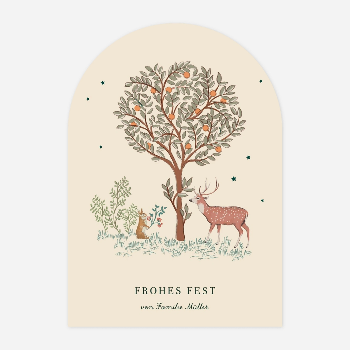 Weihnachtskarte Weihnachtsgeschichte