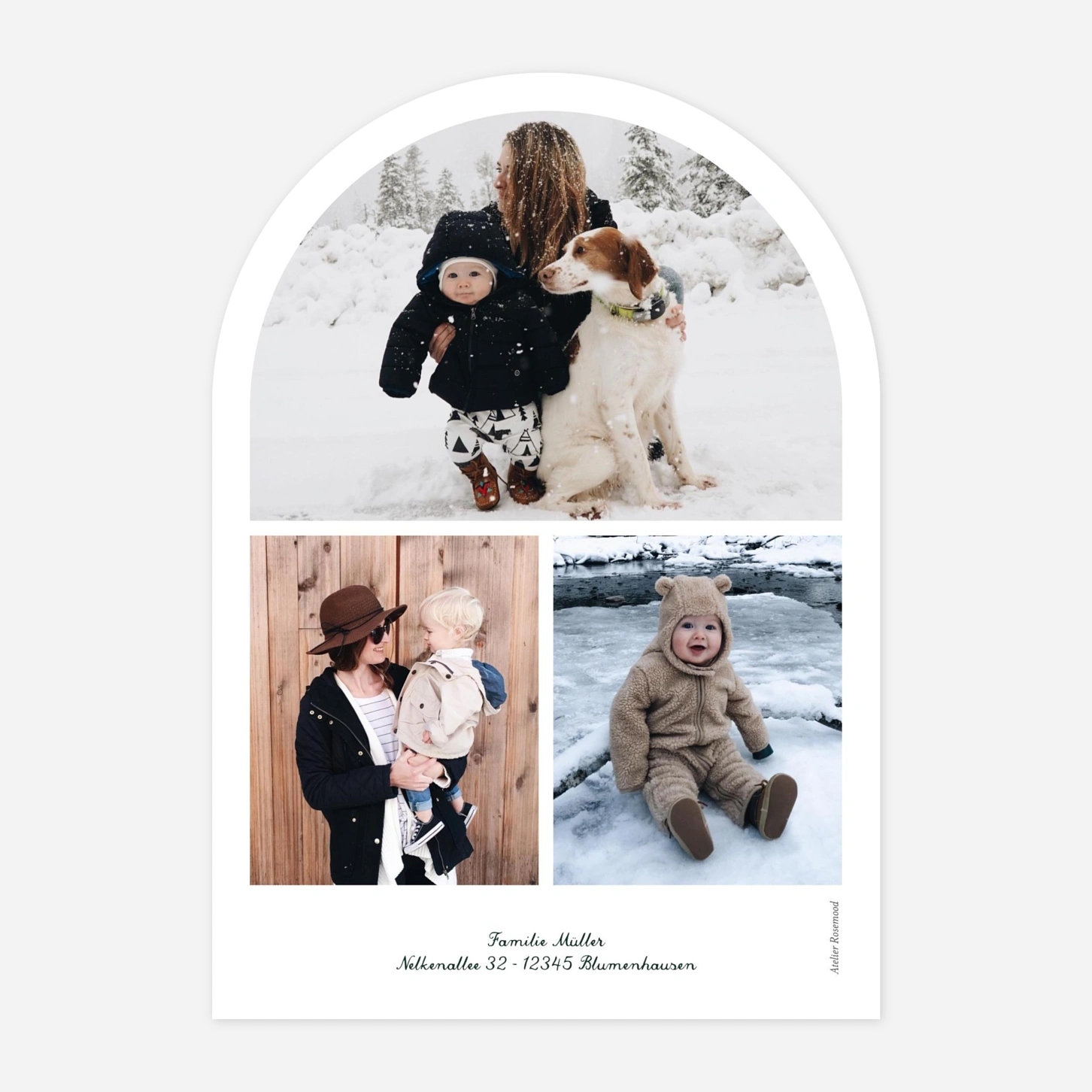 Weihnachtskarte Weihnachtsgeschichte