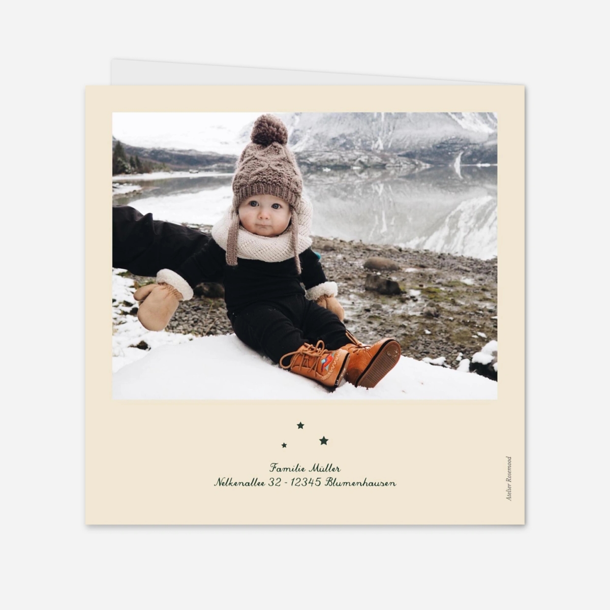 Weihnachtskarte Weihnachtsgeschichte