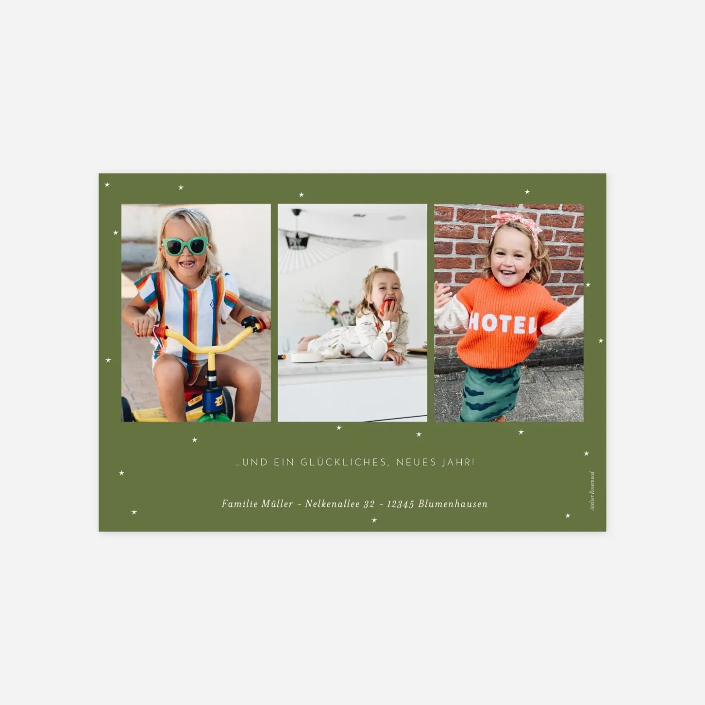 Weihnachtskarte 3 Weihnachtssocken