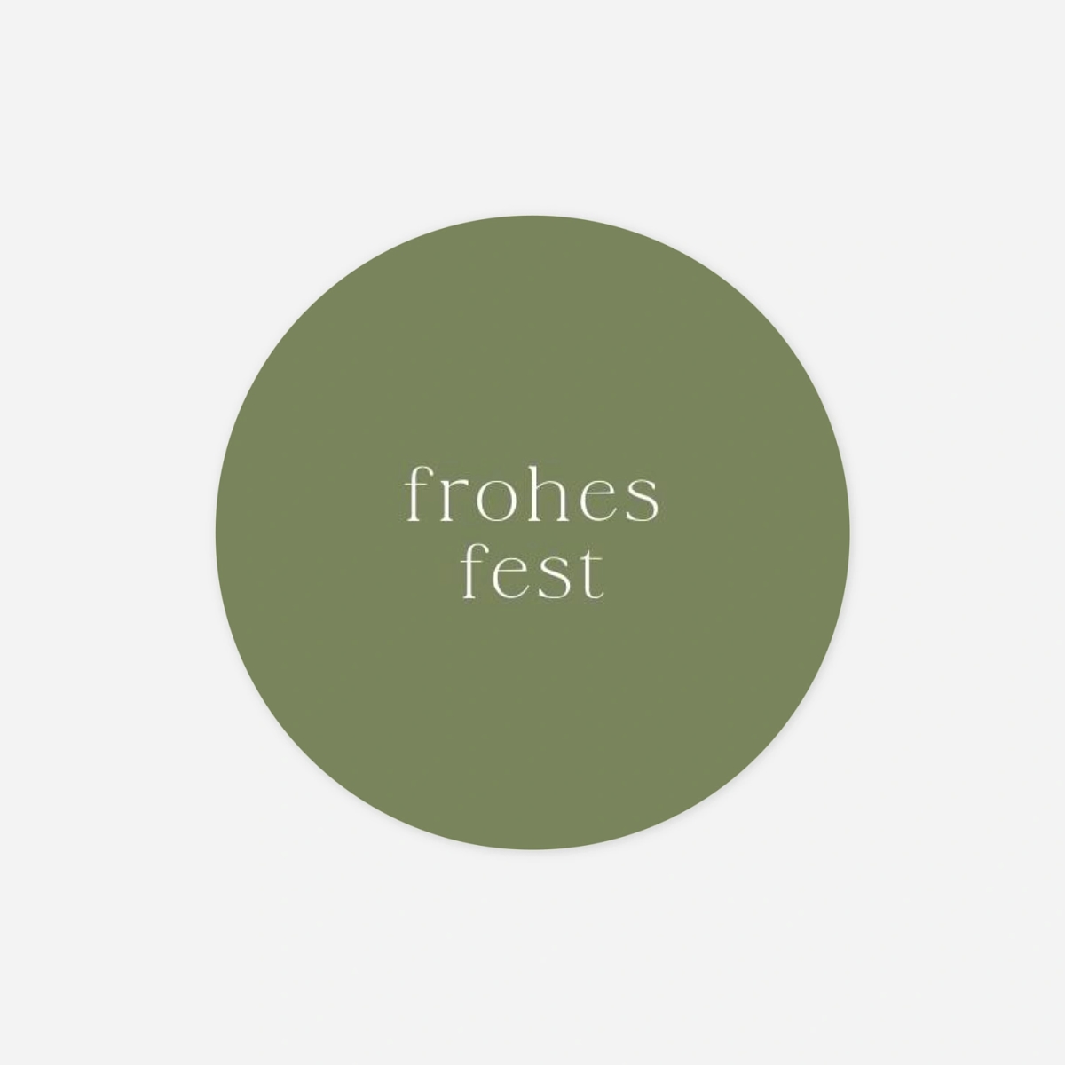 Geschenkaufkleber Weihnachten Welle der Liebe