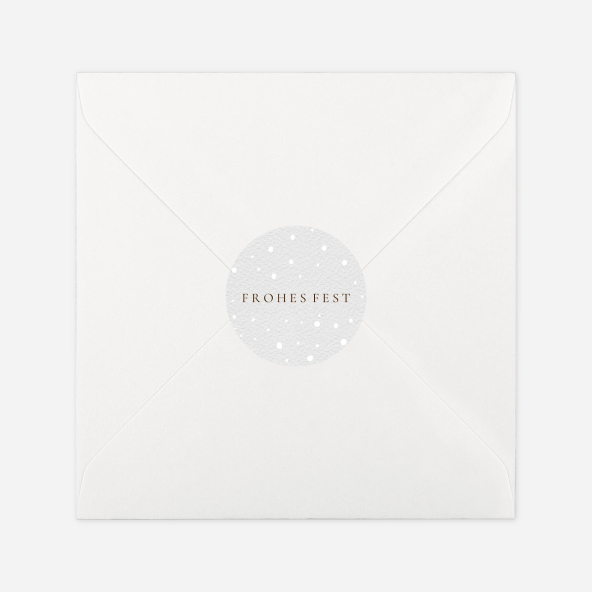 Geschenkaufkleber Weihnachten Winterliches Fenster