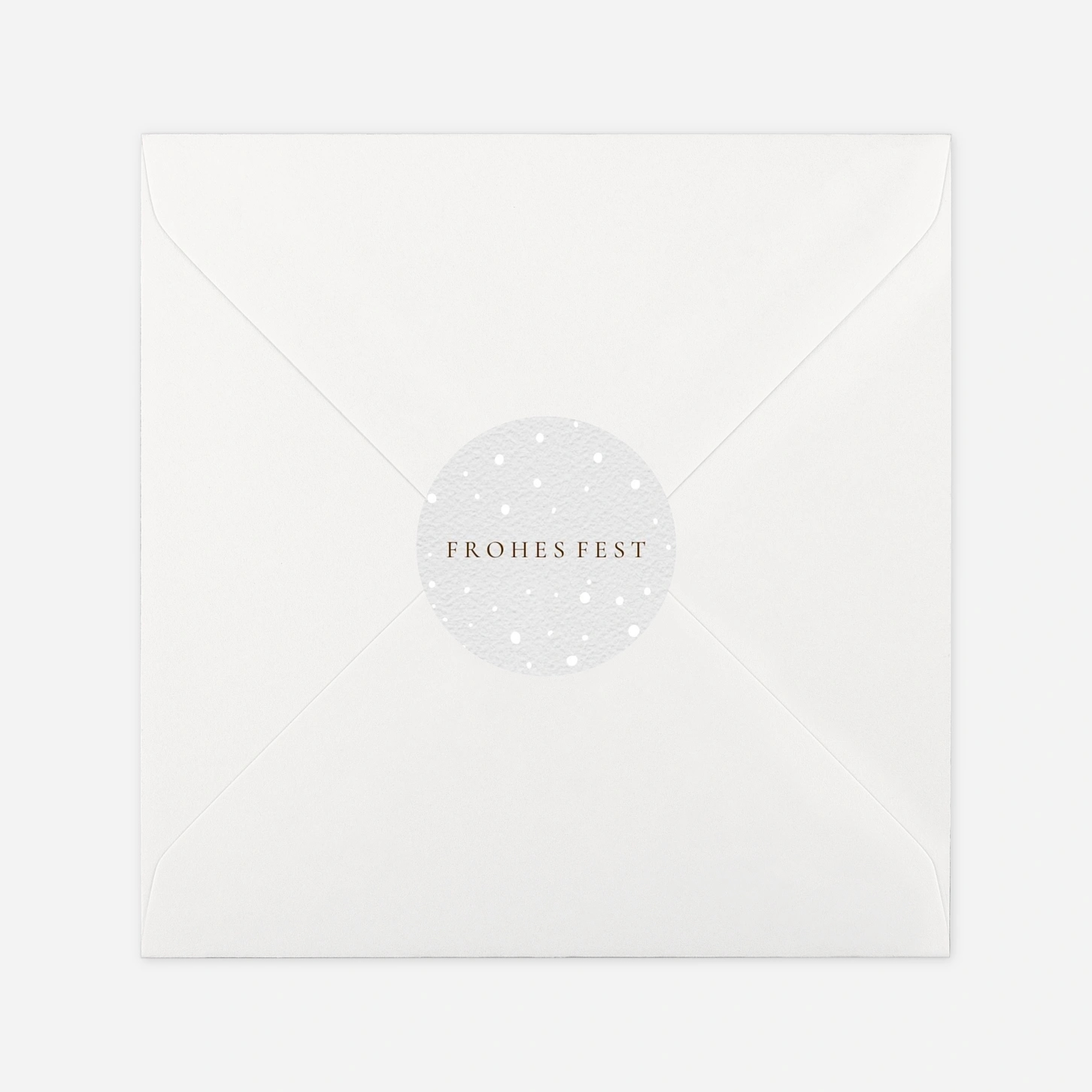 Geschenkaufkleber Weihnachten Winterliches Fenster