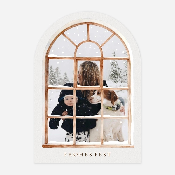 Winterliches Fenster