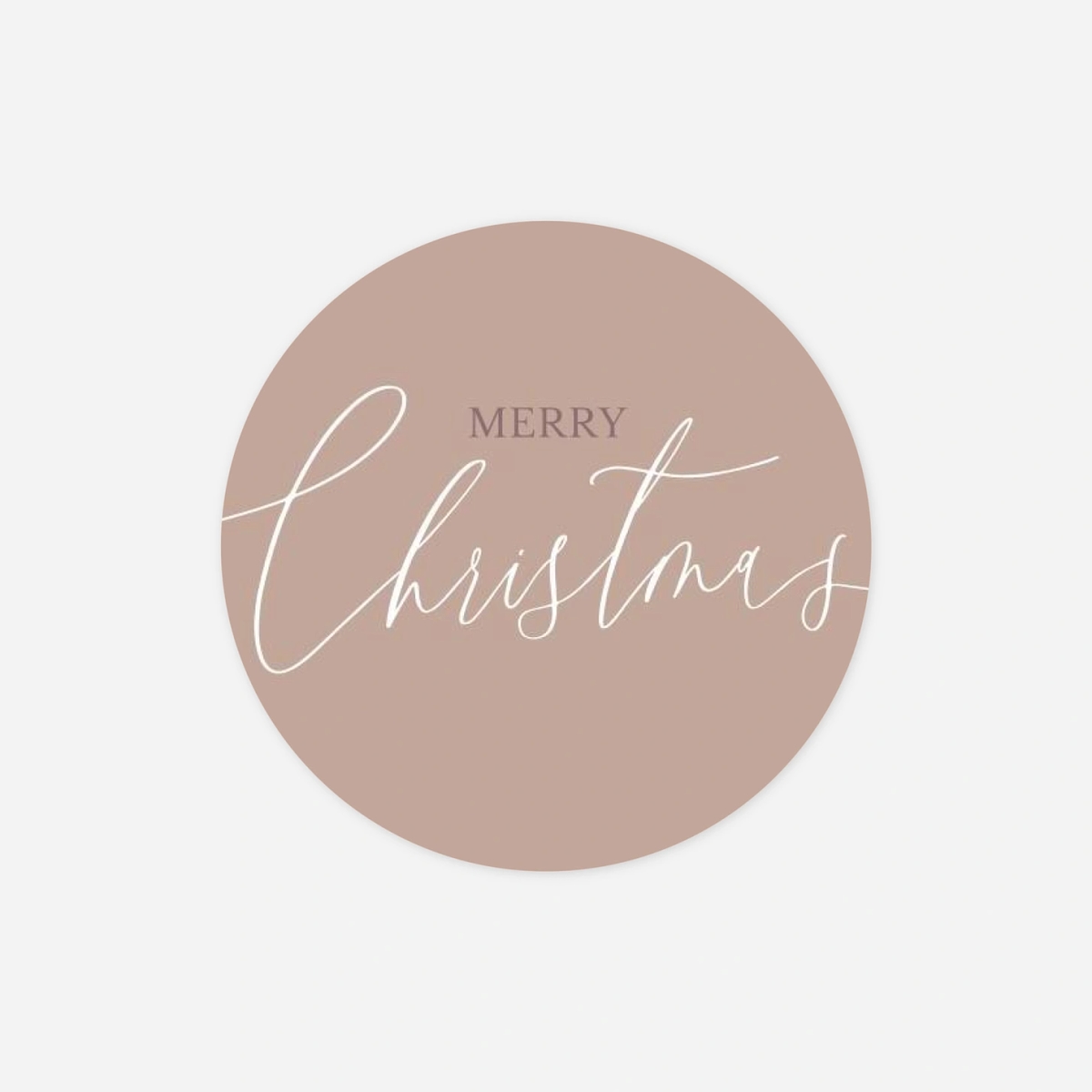 Geschenkaufkleber Weihnachten Wonderful Time