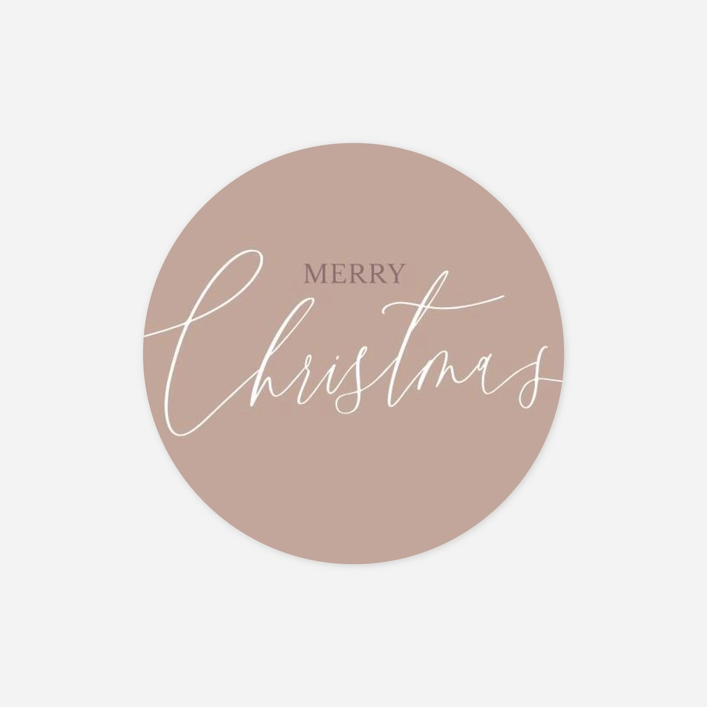 Geschenkaufkleber Weihnachten Wonderful Time