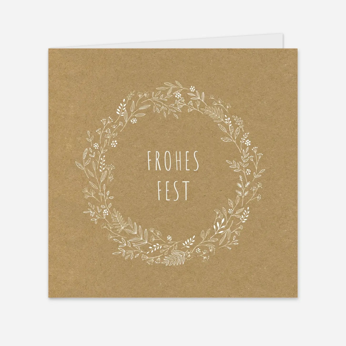 Weihnachtskarte Wiesenblume