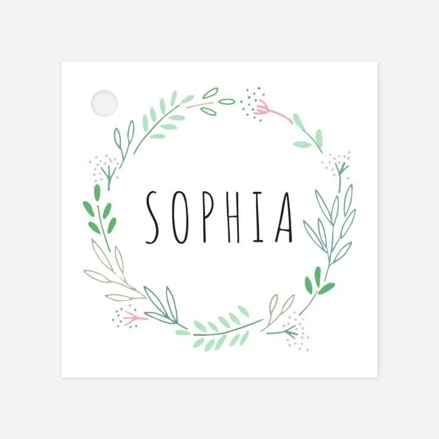 Anhänger Taufe Wiesenblume