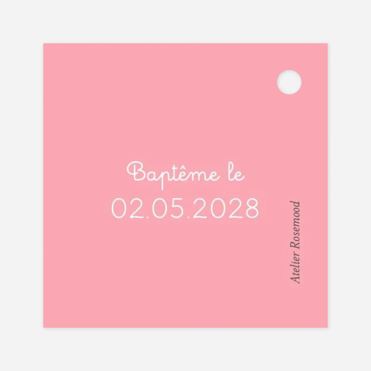 Anhänger Taufe Wiesenblume