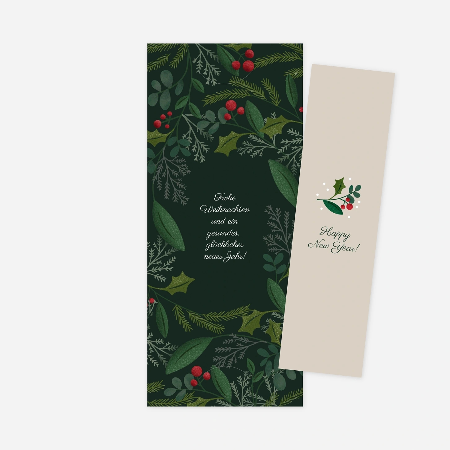 Weihnachtskarte Winterberry