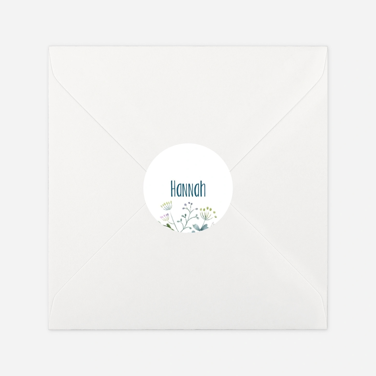 Aufkleber (Gastgeschenk) Wildblumen