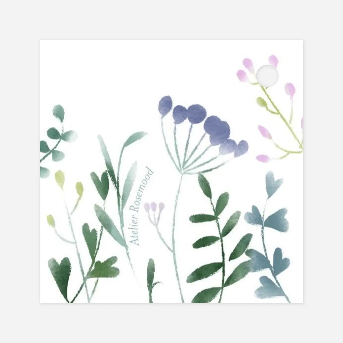 Anhänger Taufe Wildblumen