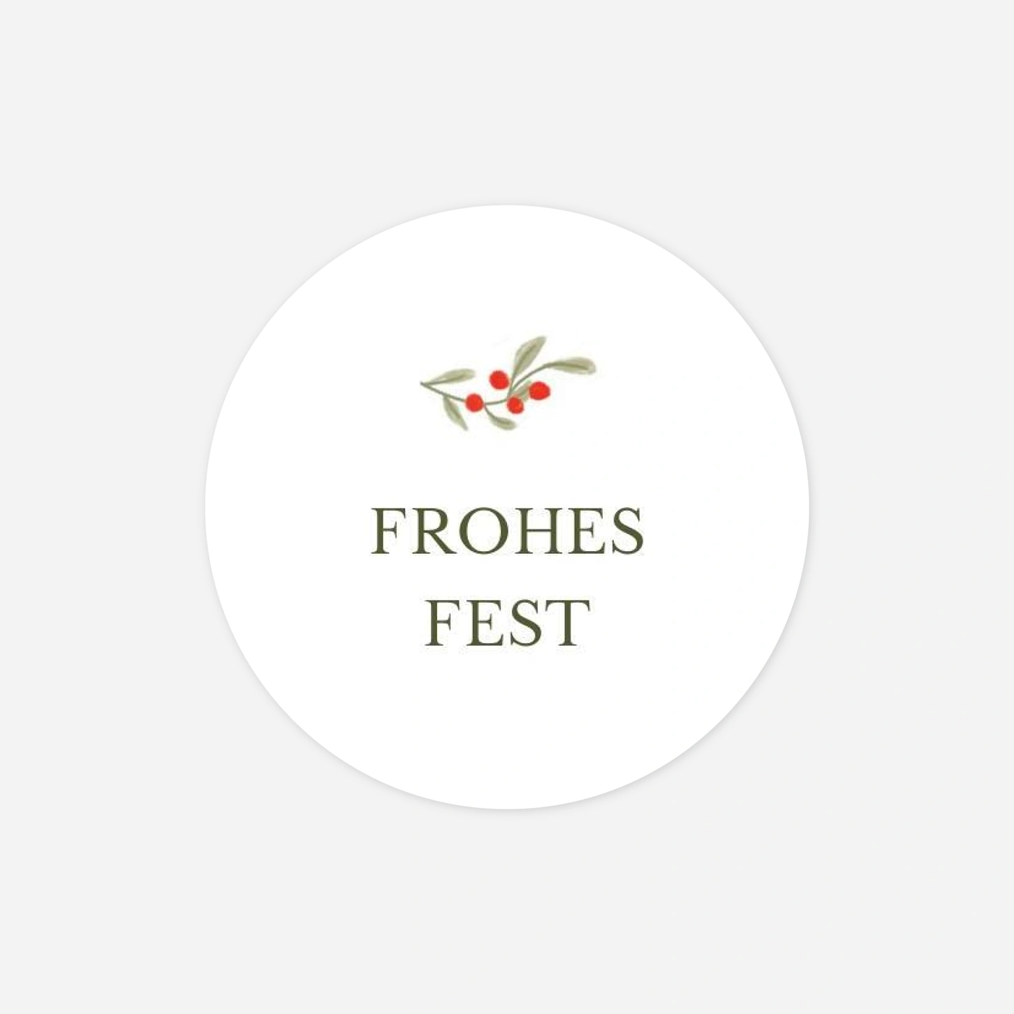 Geschenkaufkleber Weihnachten Wintermärchen